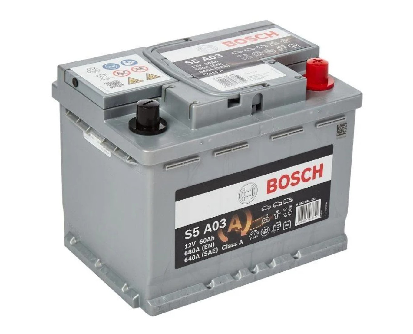 0092S5A030 - 12 V 60AH Agm Start Stop Akü