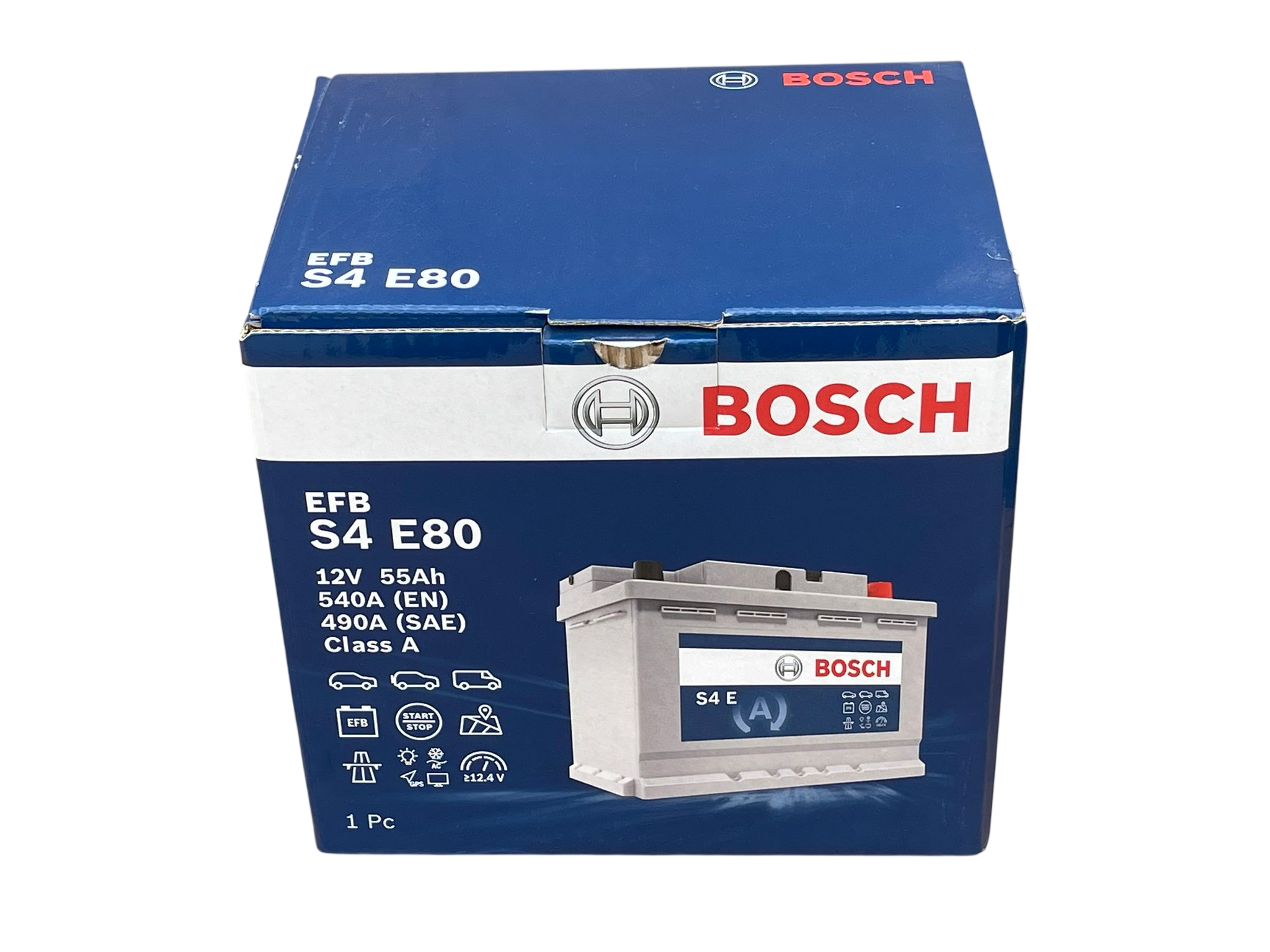 0092S4E800 - S4 55 Ah Efb (Kare) - 540M. Akım (A) En / 55AH - Bosch