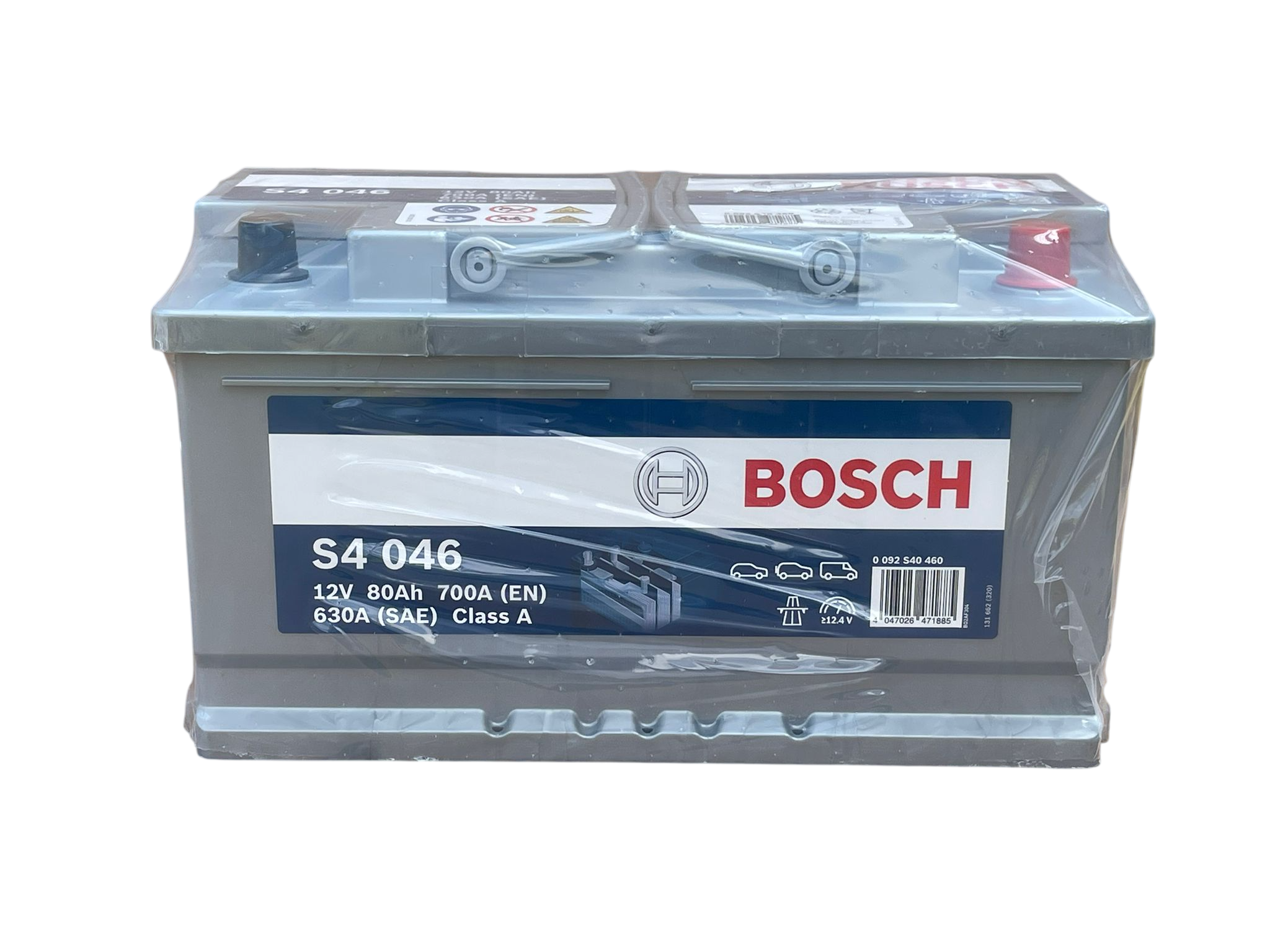 S4 046 12V 80Ah 700A(EN) 630A(SAE) Class A