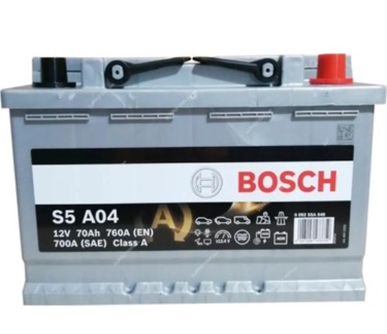 0092S5A040 - Bosch Start Stop 70 Ah Agm Akü