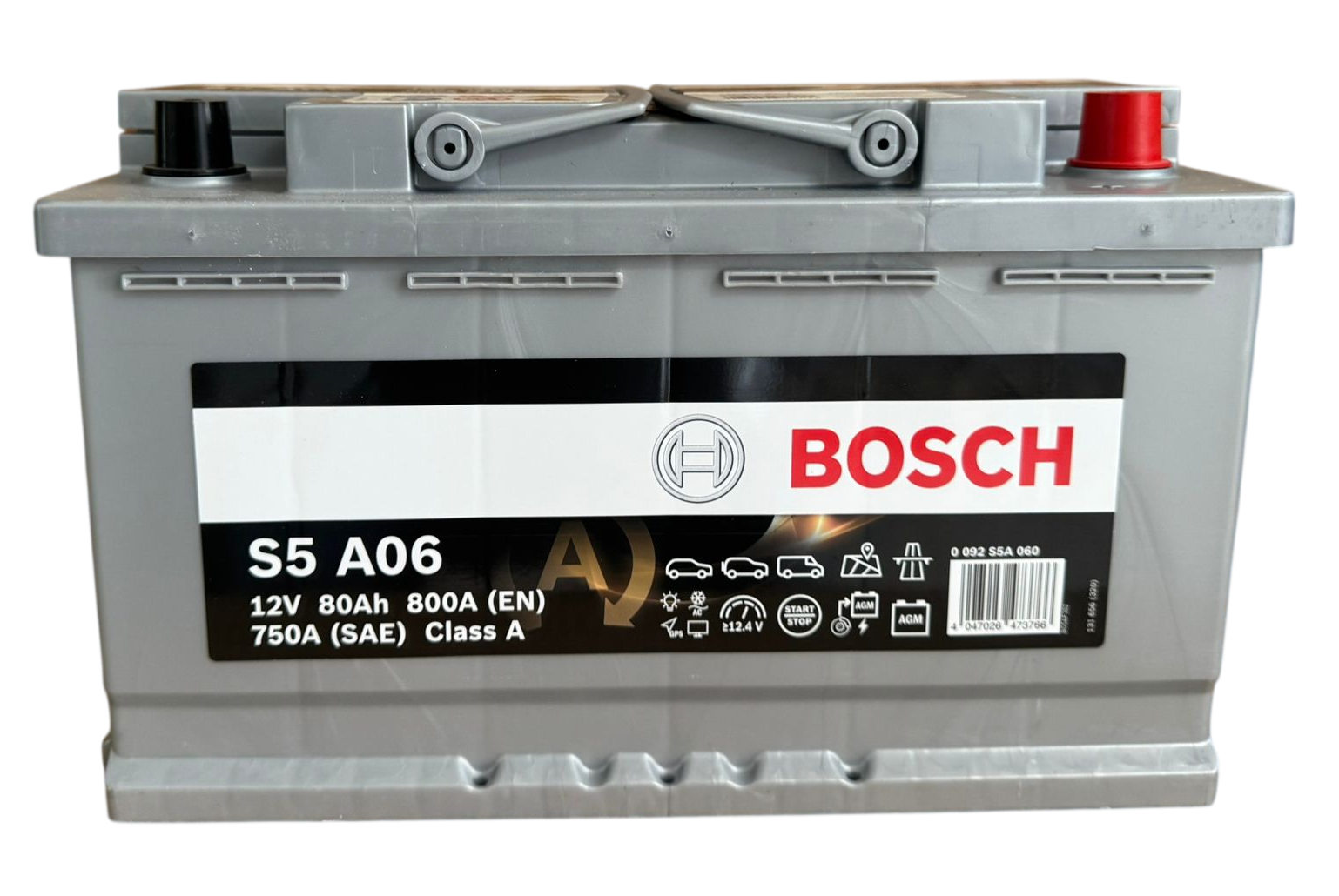 S5 A06 12V 80Ah 800A(EN) 750A(SAE) Class A