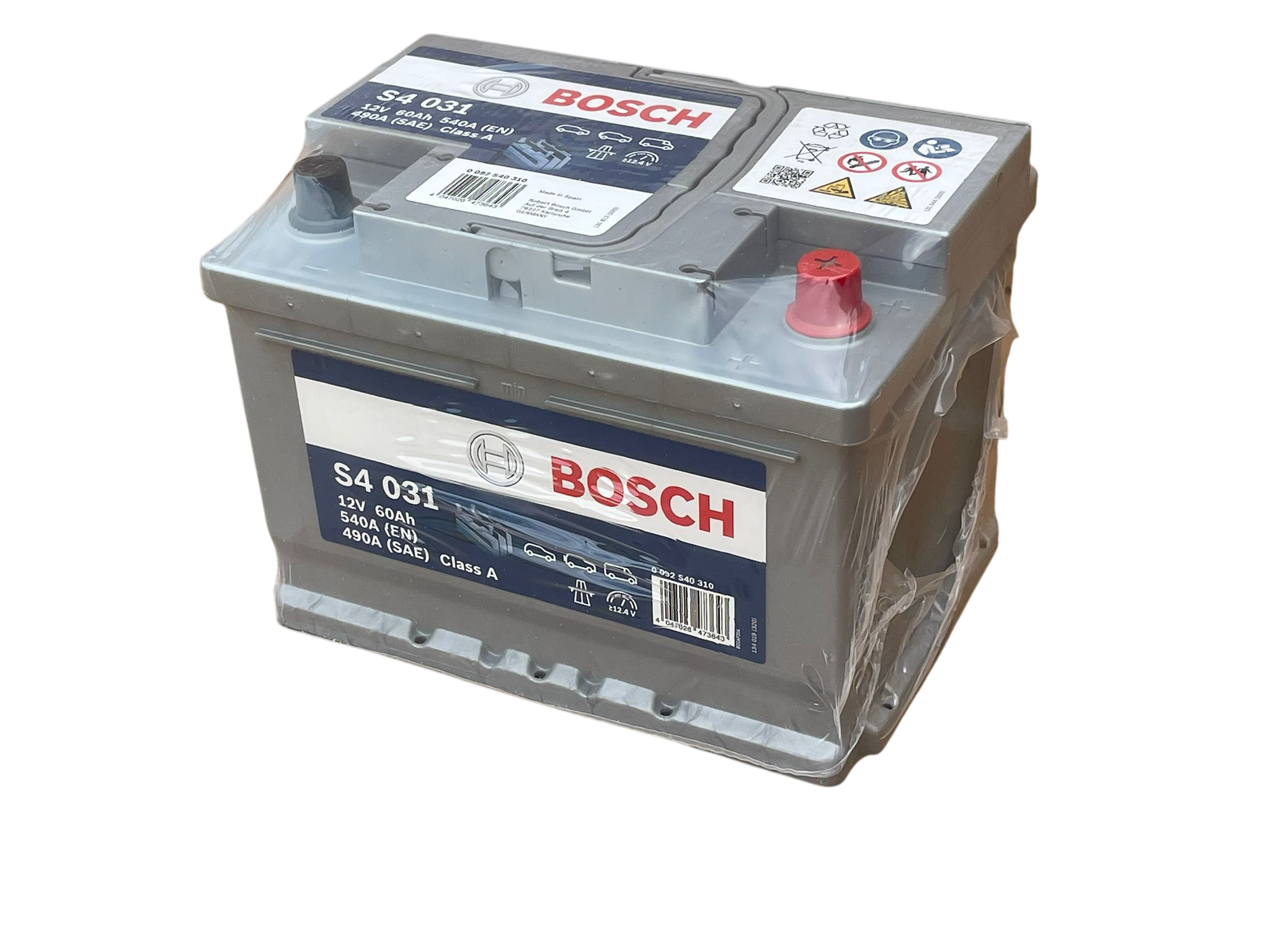S4 031 12V 60Ah 540A(EN) 490A(SAE) Class A